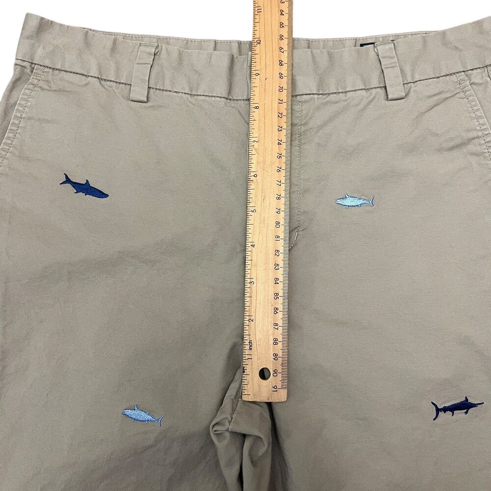 Vineyard Vines Boys Chino Pants Sz 18 Shark Fish - Picture 7 of 8
